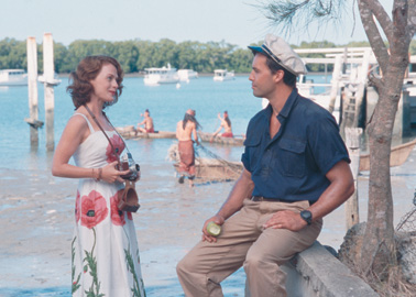 Kardec and Helen at the pier